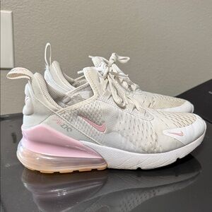 Nike Air27C Big Girls Sneakers - White and Pink
